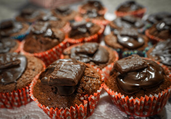 Chocolate Mint Muffins