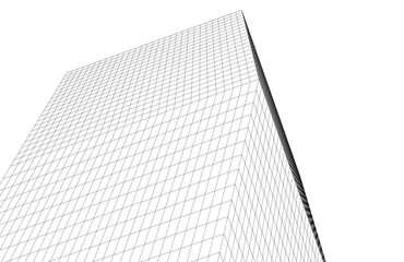 Architectural drawing digital backgroud 3d rendering