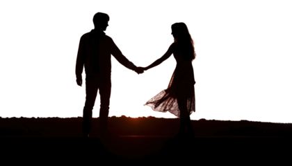 PNG  Backlighting silhouette sunset adult.