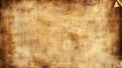 Obraz premium An aged brown parchment background with distressed vintage texture, perfect for historical, antique, or rustic-themed projects.