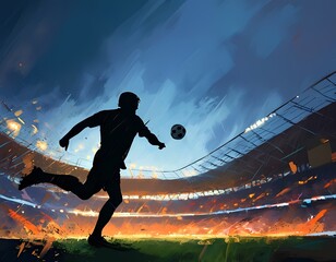 Obraz premium football stadium
