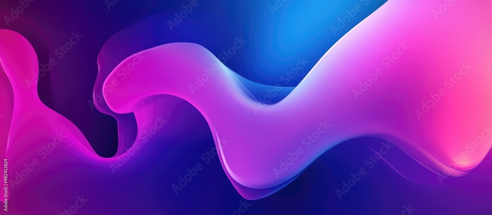Poster gradient liquid abstract background design