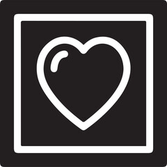 Love icon symbol vector image illustration
