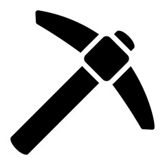 pickaxe glyph icon