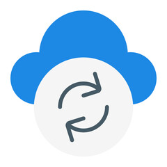 Recovery Data flat icon