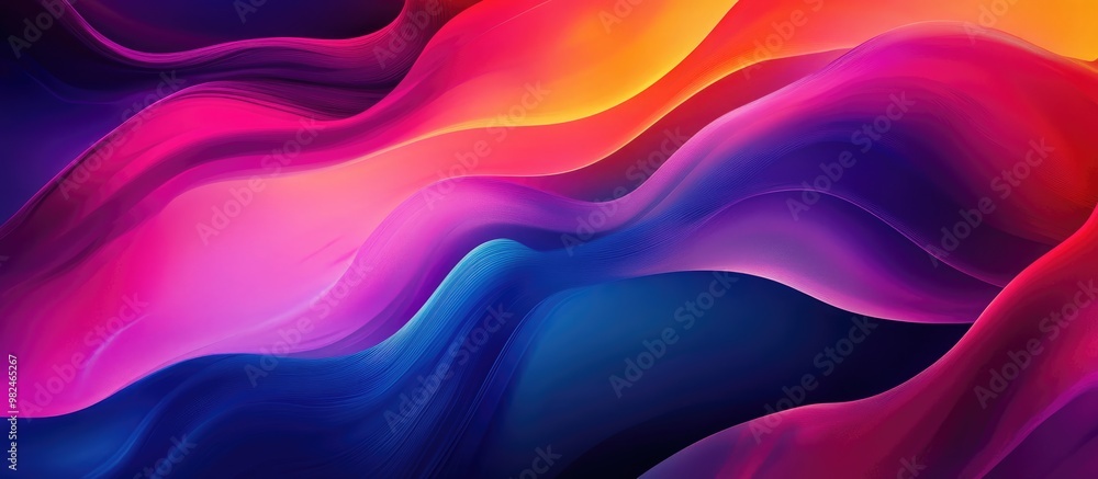 Poster Abstract background design with vibrant colors and dynamic shapes creating an energetic and eye catching visual experience Perfect for various creative projects and presentations