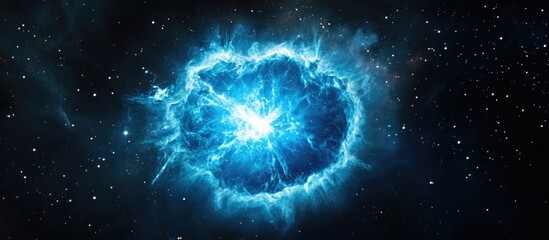 Obraz premium Stunning Planetary Nebula Dying Star Shedding Gaseous Layers