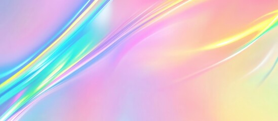 Obraz premium Iridescent Rainbow Holographic Foil Gradient Background