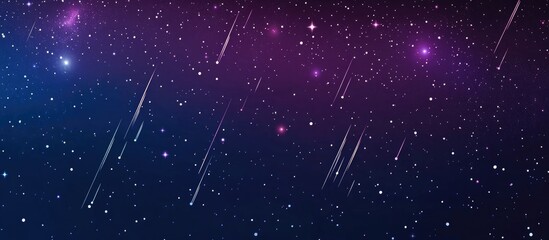 Fototapeta premium Open Galaxy Background With Stars And Comets In The Universe