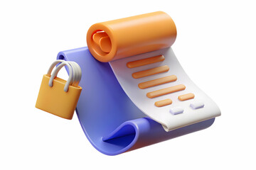 Obraz premium Levitating Shopping Receipt with Price Tags Isolated on White Background - Ideal for E-commerce and Retail Marketing Content Highlighting Transactions and Pricing Strategies