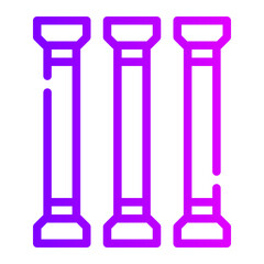 columns gradient icon