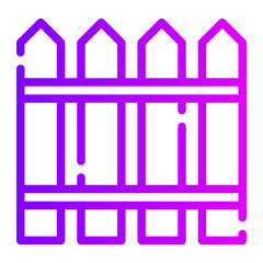 fence gradient icon