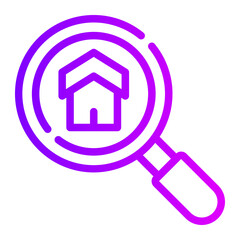 search gradient icon