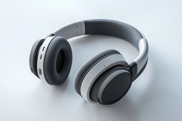 Modern Wireless Headphone Mockup Isolated created with Generative AI