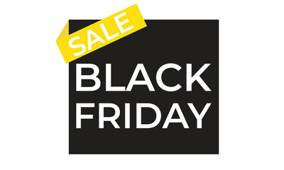 Obraz premium Black Friday sale badge, label design.vector icon.