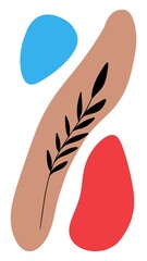 Abstract boho wallpaper 