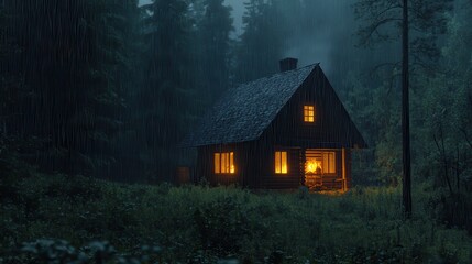 Cabin in the Rain