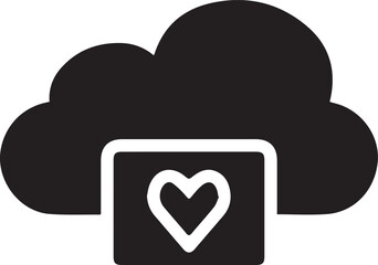 Love icon symbol vector image illustration
