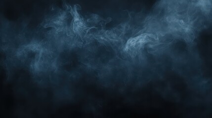 Fototapeta premium Abstract Smoke Wisps on Dark Background for Creative Projects