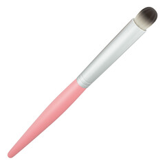 pink brush 3d illustration of makeup tools, beauty products, and an assortment of cosmetic items