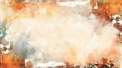 Leather Frame Background watercolor