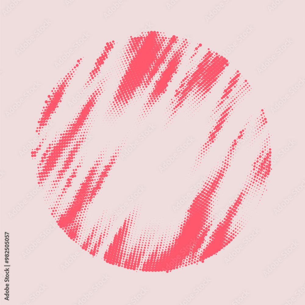Poster abstract halftone background. beautiful bright background in a flat style. the illustration consists