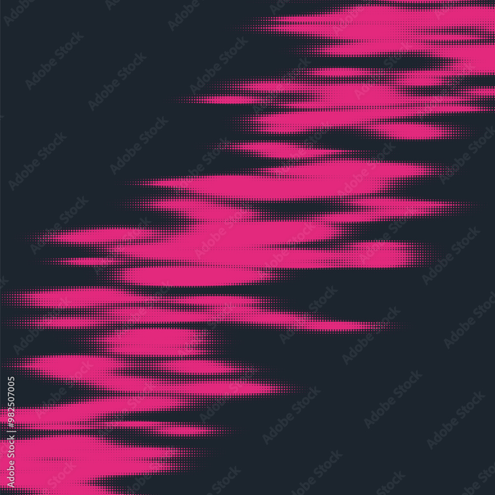 Poster halftone background. abstract illustration of round particles. the dots form shapeless images. vecto