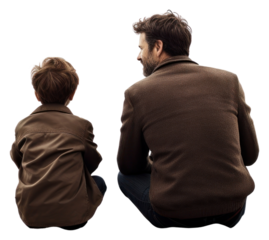 Outdoors father adult photo.