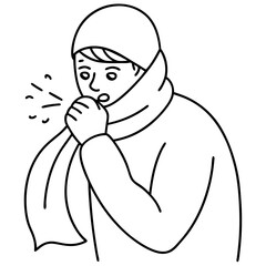 To catch a cold 