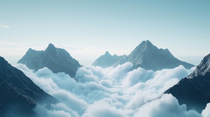 landscape with clouds