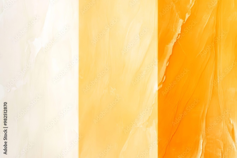 Poster elegant gradient from soft butter yellow to deep tangerine with subtle grain textures for a modern a