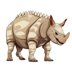 Fototapeta premium Centrosaurus Clipart Illustration