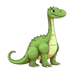 Obraz premium Muttaburrasaurus Clipart Illustration