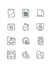 Player music multimedia, Paint bucket pot color, set of icons for web design, vector illustration