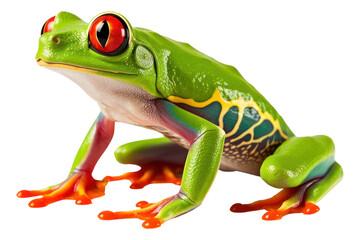 Obraz premium PNG Red eyed tree frog amphibian wildlife reptile.