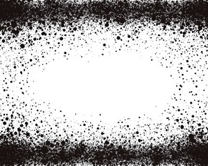 Obraz premium The grunge monochrome background consists of abstract texture over a white background, dirt overlay or screen effect used to create a vintage grunge background.