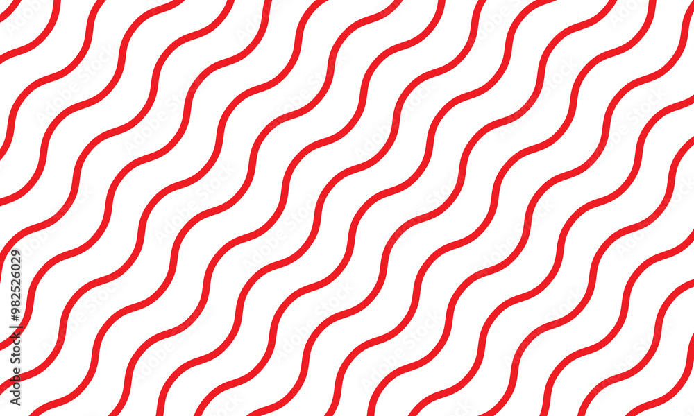 Poster wave lines pattern background seamless vector as zigzag stroke texture , undulate squiggle simple ba
