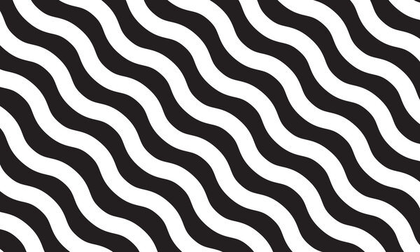 Wave lines pattern background seamless vector as zigzag stroke texture , undulate squiggle simple backdrop stripes element repeated image clip art. vector illustration. EPS 10
