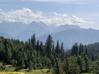Obraz premium View from Shogran Valley, Khyber Pakhtunkhwa, Pakistan