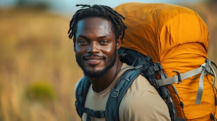 Obraz premium Outdoor Enthusiast Exploring New Trails