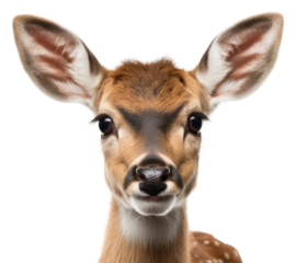 PNG Deer looking confused wildlife animal mammal.