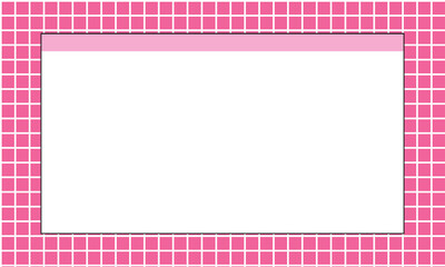 Checkered Pattern. Vector Notebook Texture. Abstract Psychedelic Pattern with Wavy Doodle Stripes.