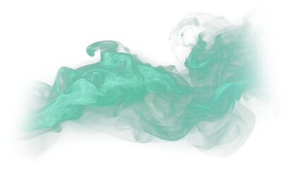 Fototapeta premium PNG Mint green smoke backgrounds black fog.