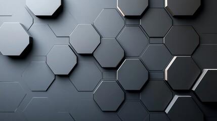 Fototapeta premium This is a futuristic, high-tech background with diamond-shaped blocks. A wall texture features a diamond tile pattern.