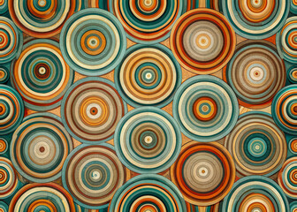 seamless pattern with circles
