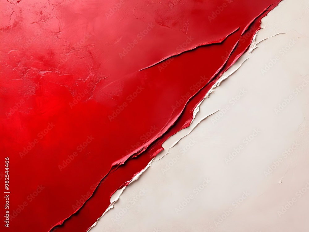 Poster serene gradient transition from soft blush to deep cherry red with gentle texture for a minimalist a