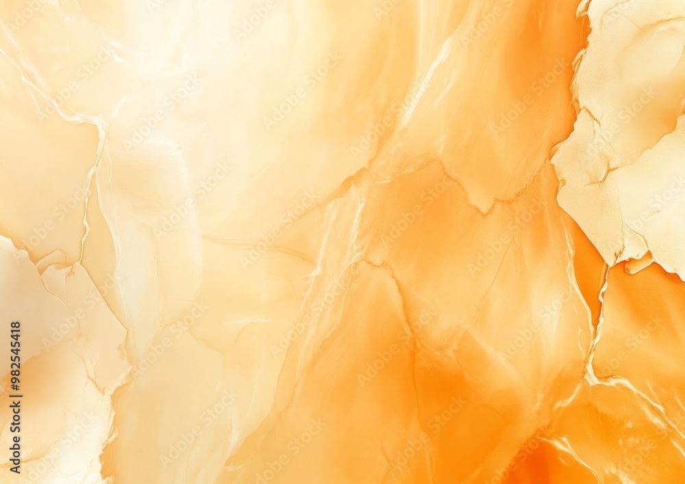 Poster serene gradient transition soft honey yellow to deep apricot with subtle textures for a warm invitin