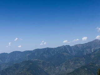 Meadows and mountains of Shogran, Khyber Pakhtunkhwa, Pakistan