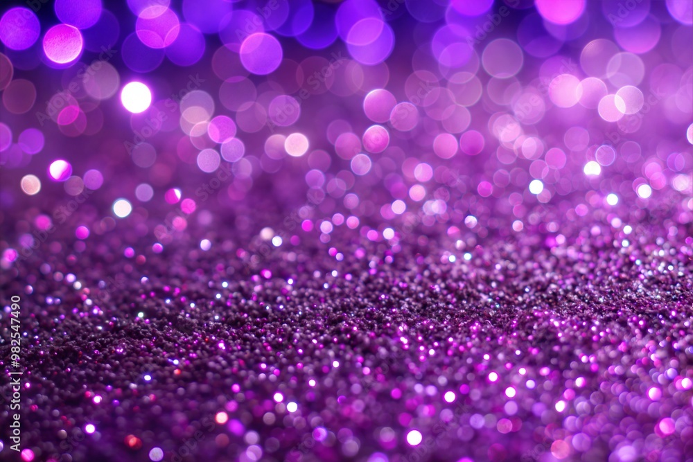 Canvas Prints sparkling purple glitter background with blurred bokeh