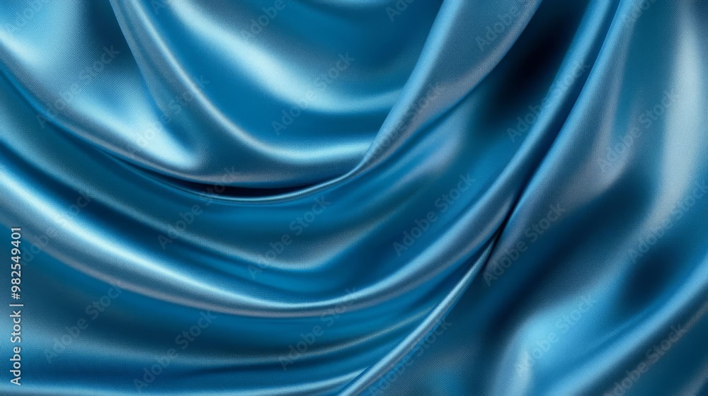 Poster serene turquoise and royal blue abstract background with soft grain textures for elegant design proj